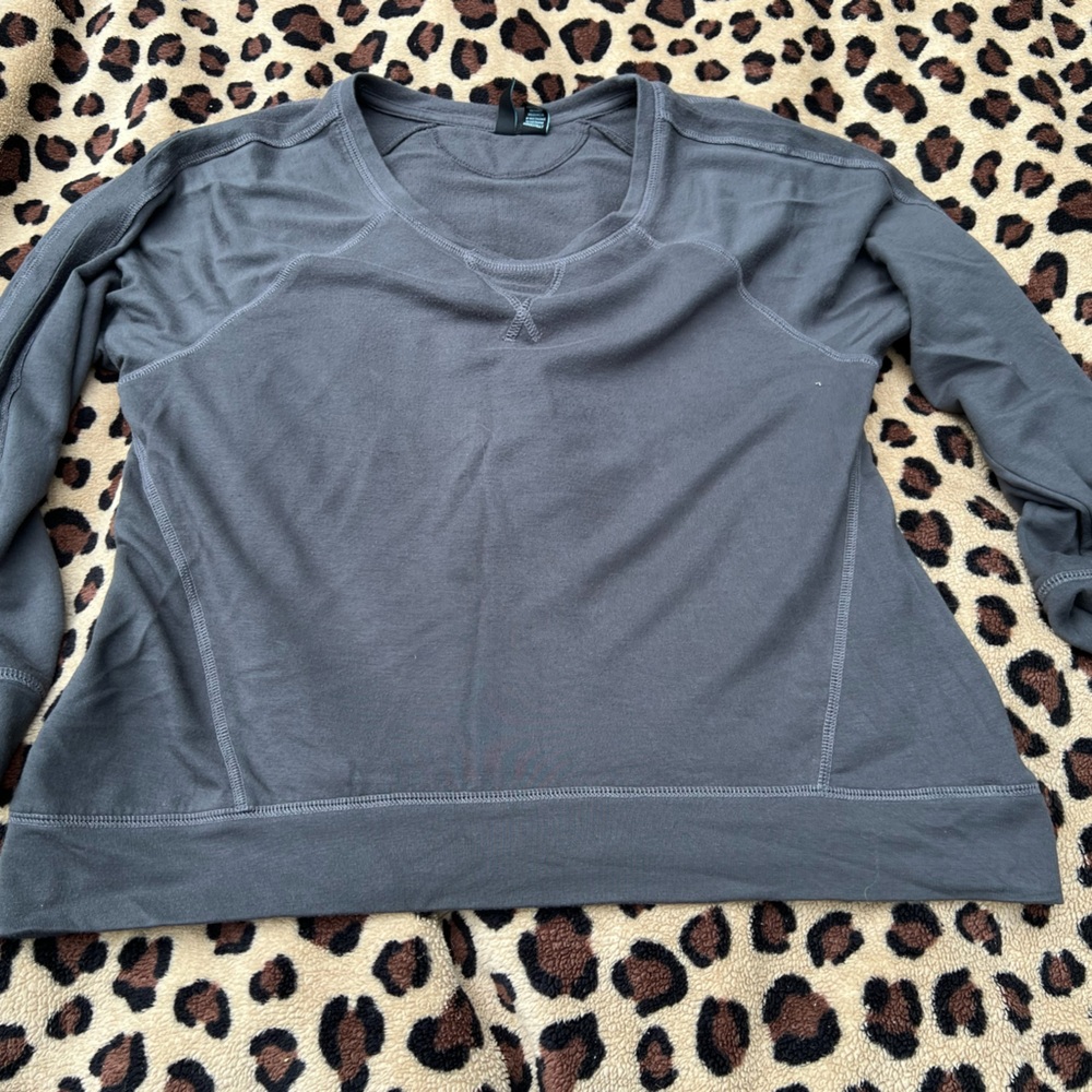 Cynthia Rowley Dar Gray Long sleeve top
